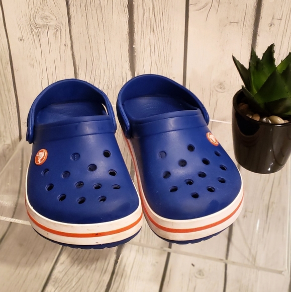 CROCS Other - Junior CROCS blue orange